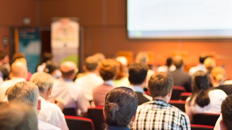 Symbolbild für einen Kongress. © Shutterstock