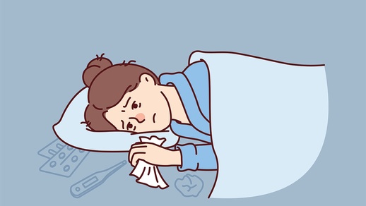 Kranke Frau © Shuttterstock