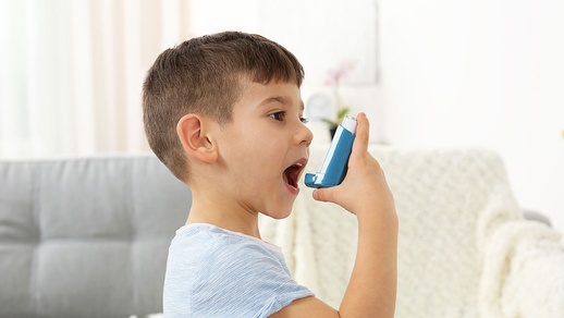 Kind mit Asthma © shutterstock