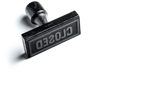 Closed © Shutterstock