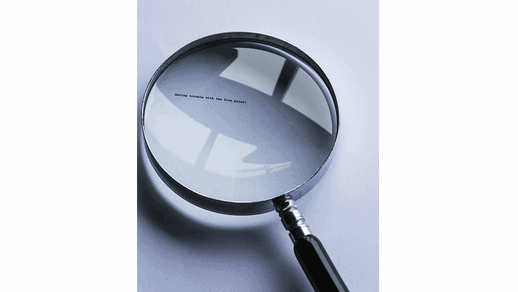 Unter der Lupe &copy; shutterstock