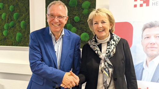 Hannes Wellacher (l.) wurde mit 1. Januar zum Head of Austria bei Insight Health. Er folgt damit Ursula Scheithauer (r.), die bis Ende letzten Jahres diese Position ausführte. © Beigestellt