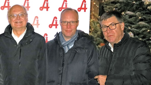 Jan Pazourek (Dachverband der Sozialversicherungsträger) mit Alexander Biach (Sozialversicherung der Selbstständigen) und Andreas Krauter (ÖGK). © Beigestellt