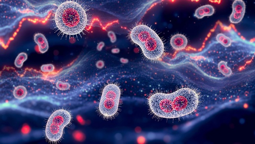 Mikroskopische Sicht auf MPOX © Shutterstock