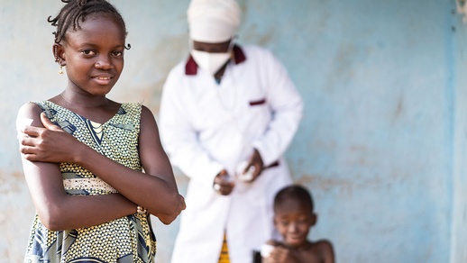 Impfung mit Mikronadelpflaster © Shutterstock