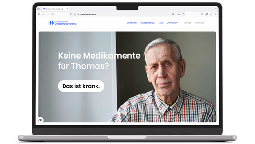 Der Österreichische Generikaverband fordert mit seiner Kampagne unter anderem angemessene Preise, um die Arzneimittelversorgung der Bevölkerung langfristig zu sichern. © Österreichischer Generikakverband