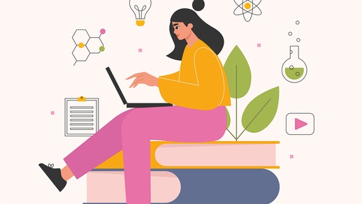 Frau am Laptop © Shutterstock
