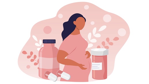 Nahrungsergänzungsmittel für Schwangere mit Folsäure sind gegenüber Produkten mit aktivem Folat  nicht im Nachteil. © Shutterstock