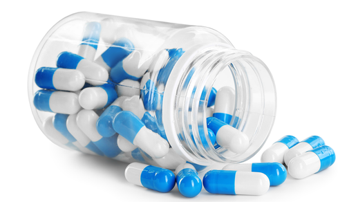Blauweiße Pillen © Shutterstock