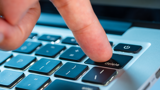 Delete Button &copy; Shutterstock