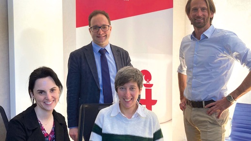 Am Foto v.l.n.r: Martina Michor, Matthias Petritsch, Erika Gutlederer-Leskovar, Alexander Lackinger © Apothekerverband