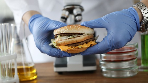 Bakterien im Burger © shutterstock