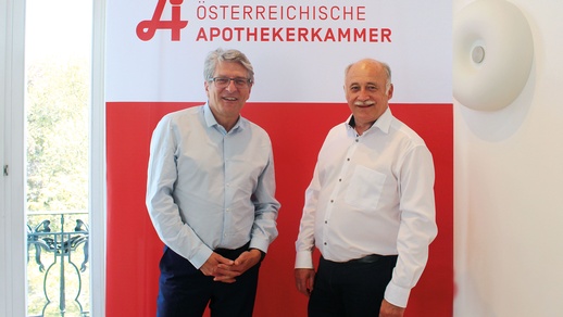Mag. pharm. Jürgen Rehak und Mag. pharm. Dr. Gerhard Kobinger © Maximilian Bauer