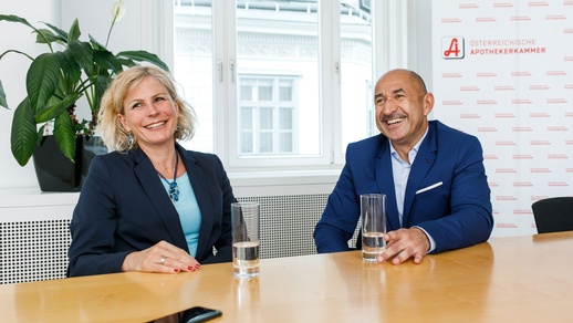 Rainer Prinz und Karin Rösel-Schmid © Apothekerkammer