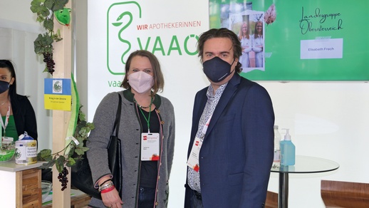 Catherine Bader, stv. Landesgruppenobfrau für die Steiermark, und VAAÖ-Präsident Podroschko © VAAÖ