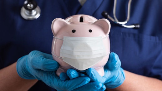 Symbolbild Geld Pandemie © Shutterstock