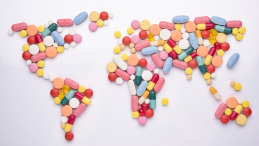 Medikamente Erde © Shutterstock