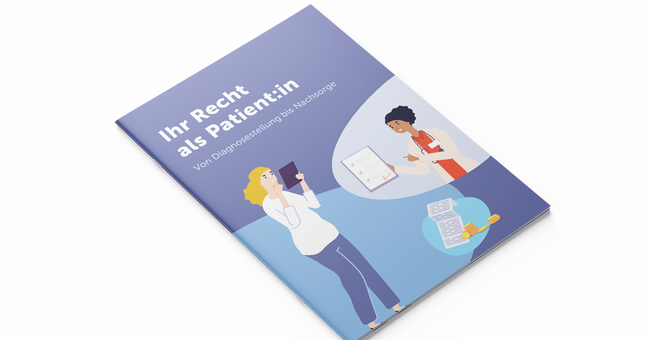 Broschüre "Ihr Recht als Patient:in"  © Kenvu