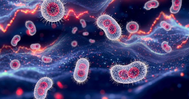 Mikroskopische Sicht auf MPOX © Shutterstock