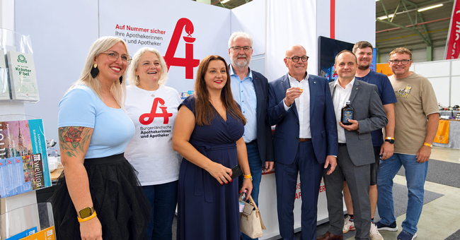 Der Stand der Apothekerkammer Burgenland erwies sich als zentrale Anlaufstelle in vielen Gesundheitsfragen. &copy; beigestellt
