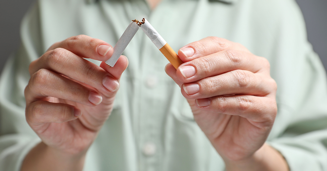Zigarette wird gebrochen © Shutterstock