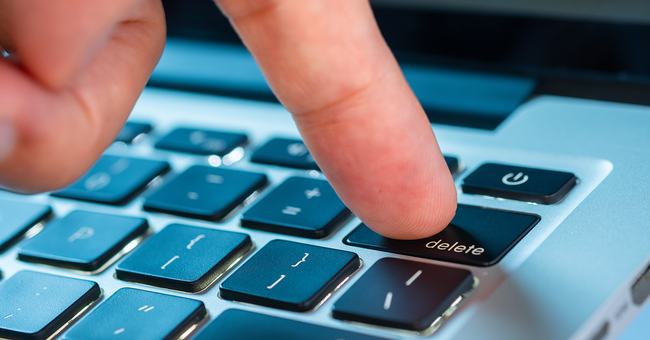 Delete Button &copy; Shutterstock