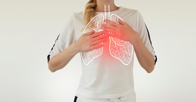 Illustration einer Lunge © Shutterstock
