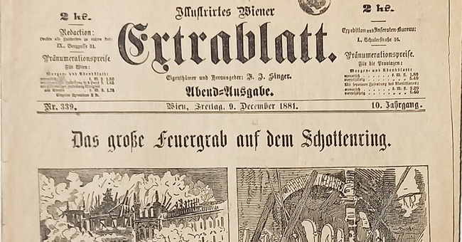 Extrablatt vom 9. Dezember 1881 © beigestellt