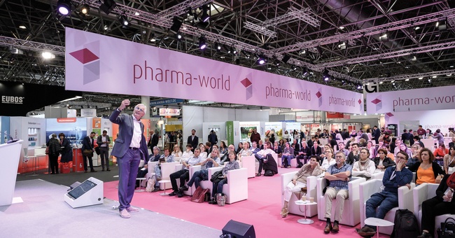 Die expopharm 2022 bietet noch mehr Vorträge, Diskussionsrunden und Innovationen als bisher. © expopharm/Avoxa