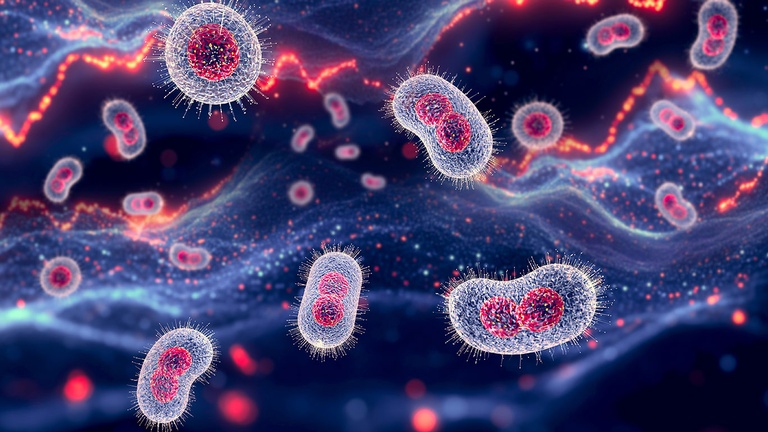 Mikroskopische Sicht auf MPOX &copy; Shutterstock