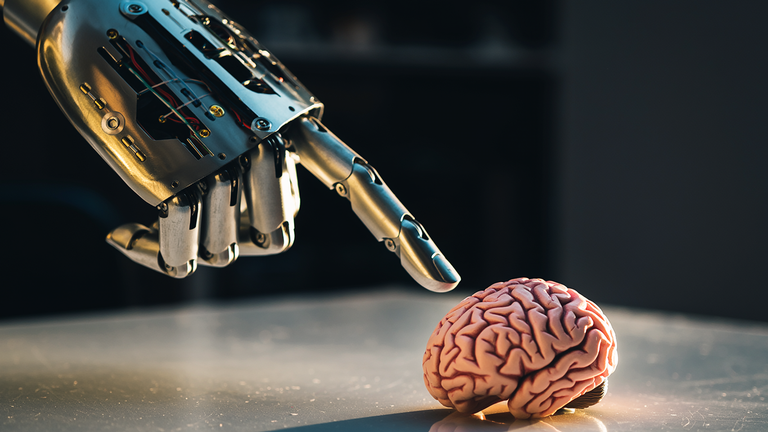 Roboterhand © künstlich generiert