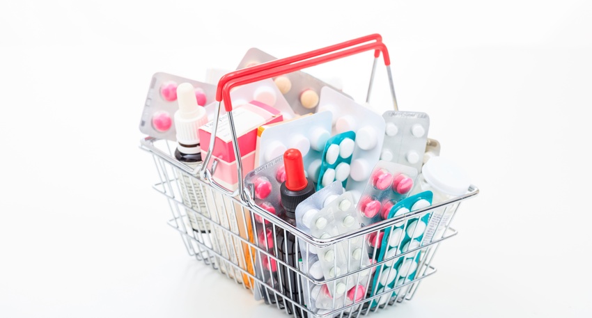 Korb mit Medikamenten &copy; Shutterstock