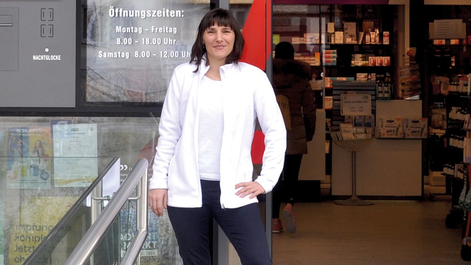 Mag. pharm. Dr. Gabriele Kerber-Baumgartner leitet die Apotheke Hofwiese. © Apotheke Hofwiese