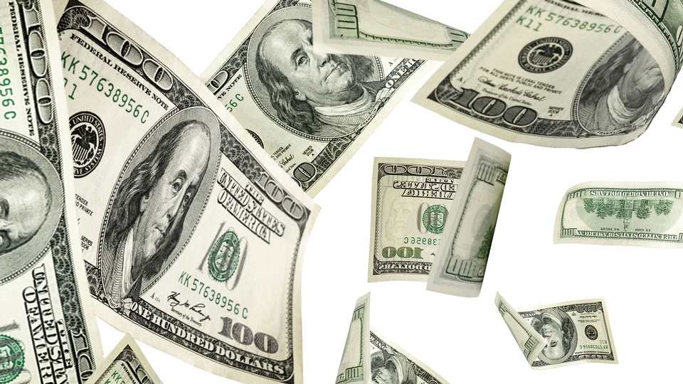 Dollar-Scheine © Shutterstock