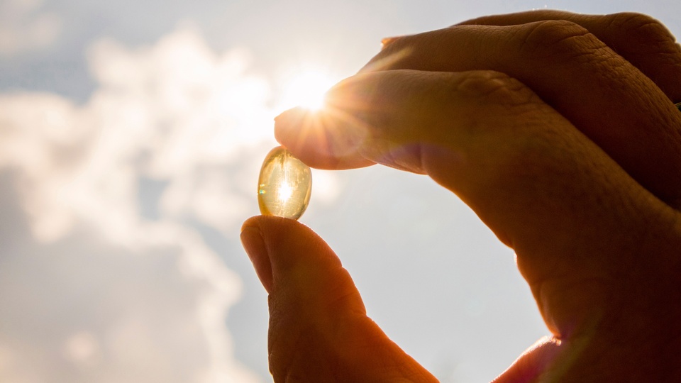 Vitamin D-Kapsel © Shutterstock