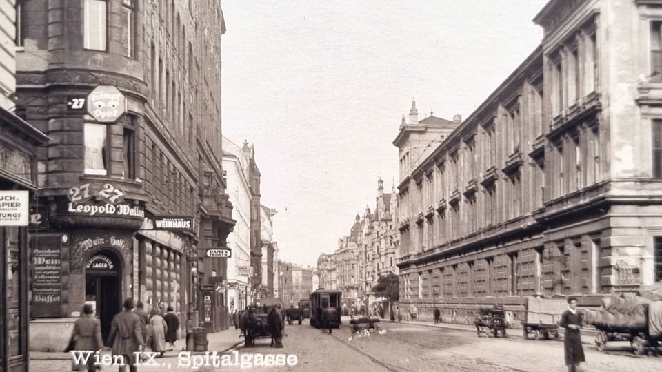 Blick in die Spitalgasse (ca. 1925) © Beigestellt