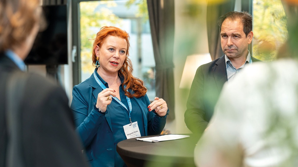Margarete Olesko bei ihrem  Präventions-Workshop. © Ben Kaulfus