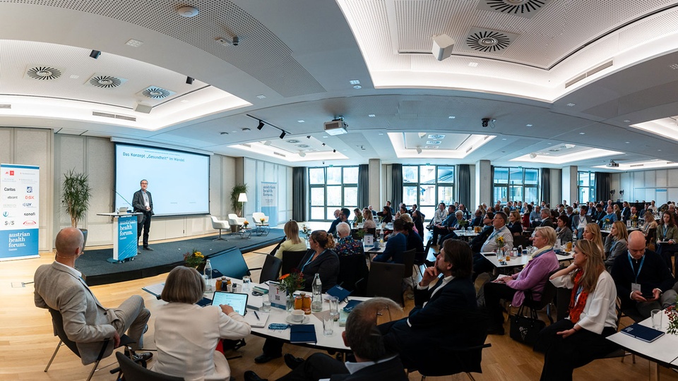 „Wir gestalten Gesundheit. Mit Vordenkern,  Experten, Entscheidungsträgern“, so das  Generalmotto des Austrian Health Forums. Bei  der Veranstaltung Ende Oktober standen die  Themen e-Health und Prävention im Mittelpunkt. © Klaus Ranger