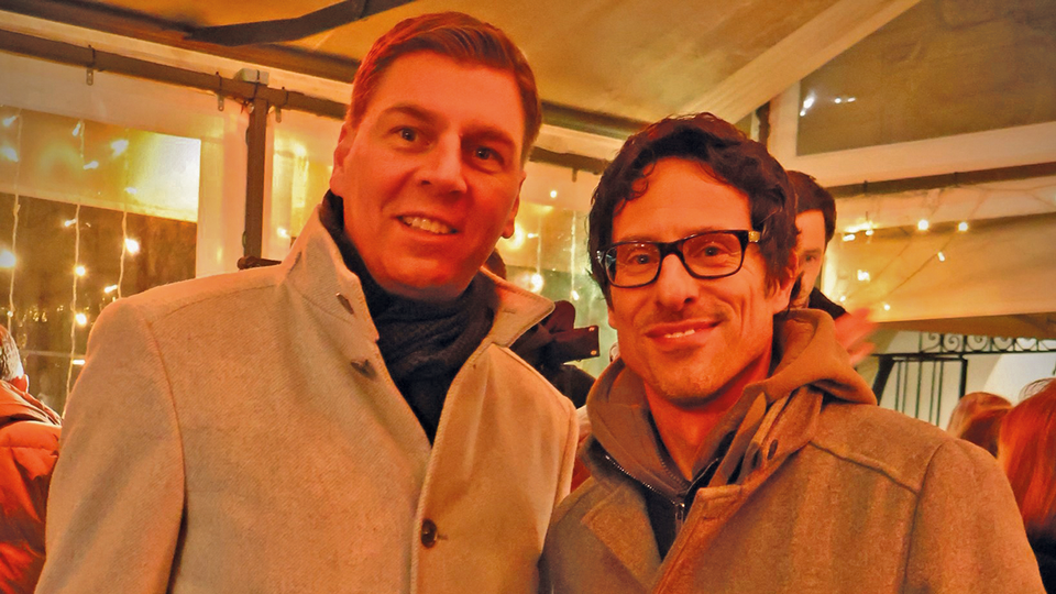 Mag. Roman Hergenich (Pharmazeutische Gehaltskasse) und Mag. pharm. Christoph Zeidler (&Ouml;AV Landesgruppenobmann Wien) &copy; beigestellt