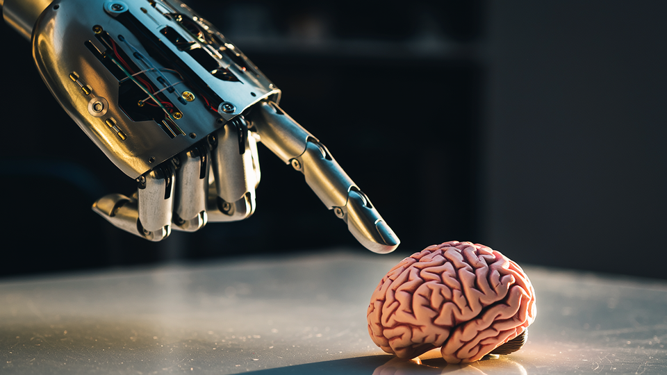 Roboterhand © künstlich generiert