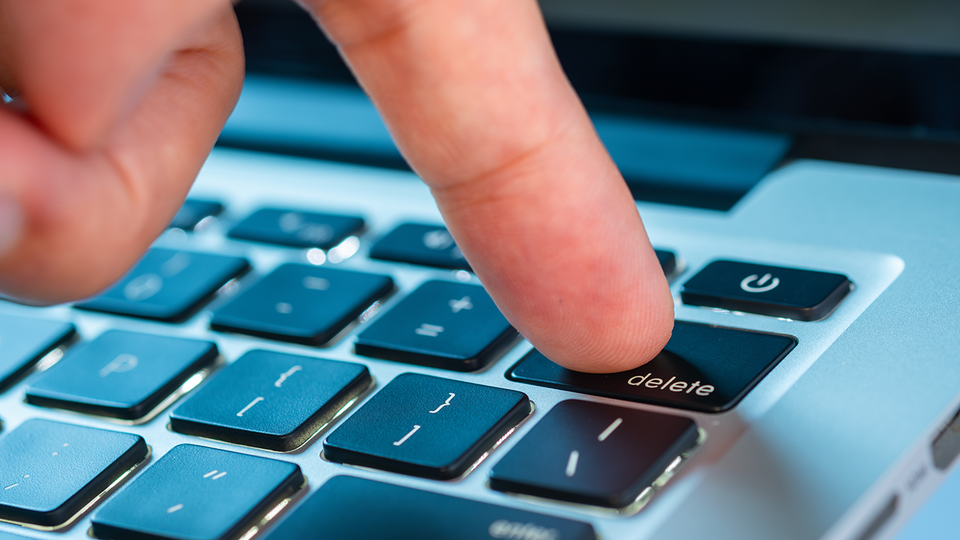 Delete Button &copy; Shutterstock